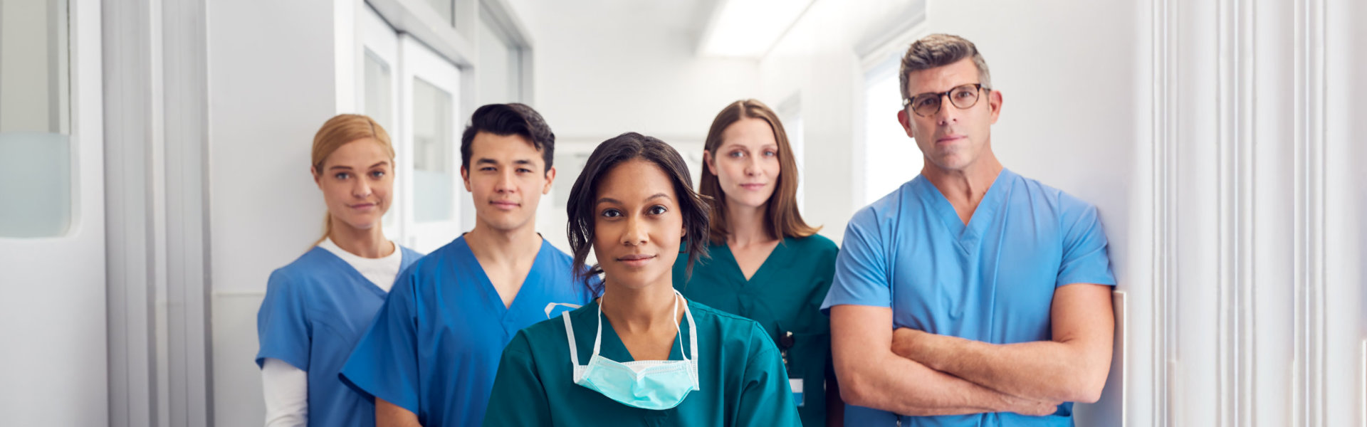 nurses smiling
