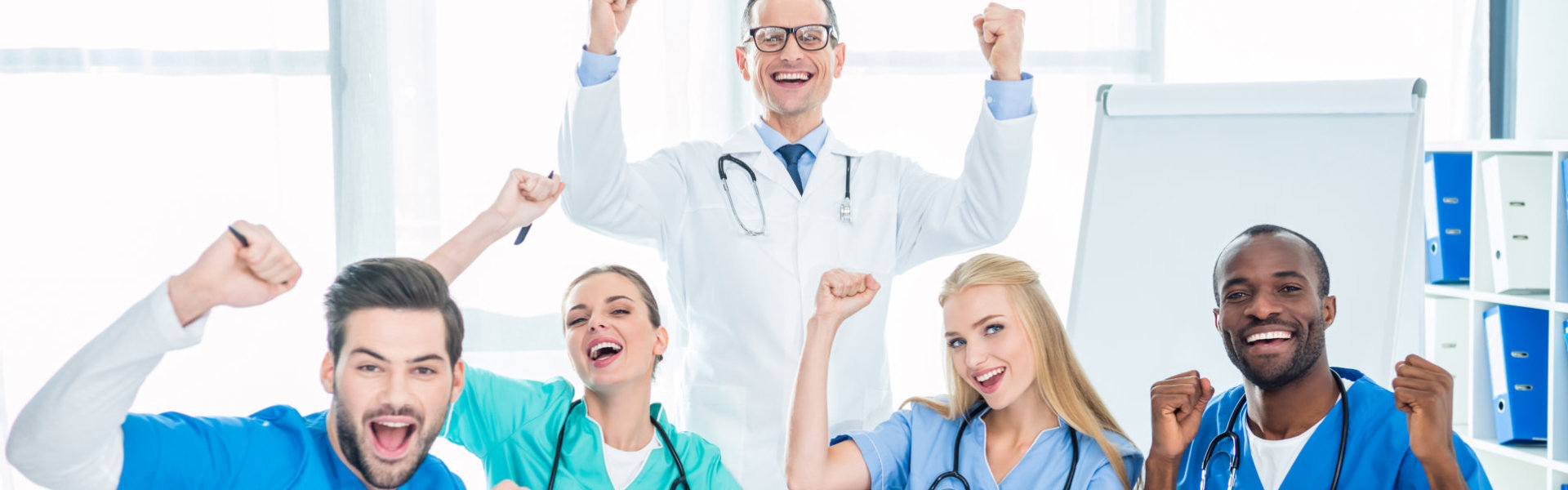 Nurses Celebrating